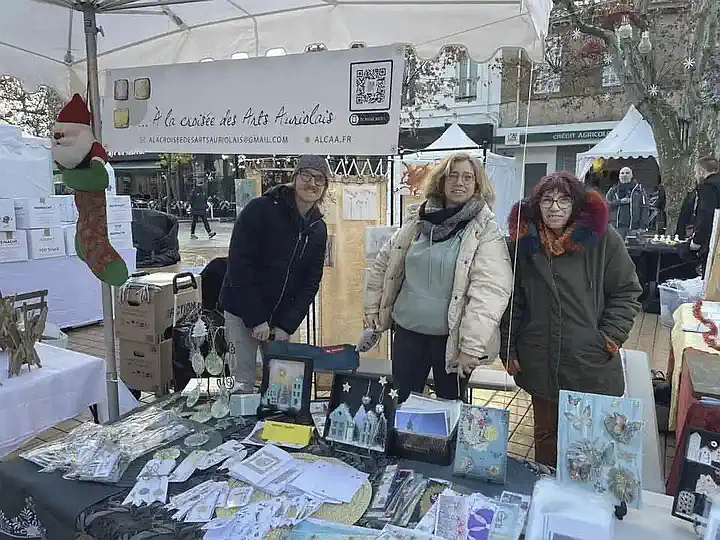 L'ALCAA au Marché de Noël d'Auriol en 2024
